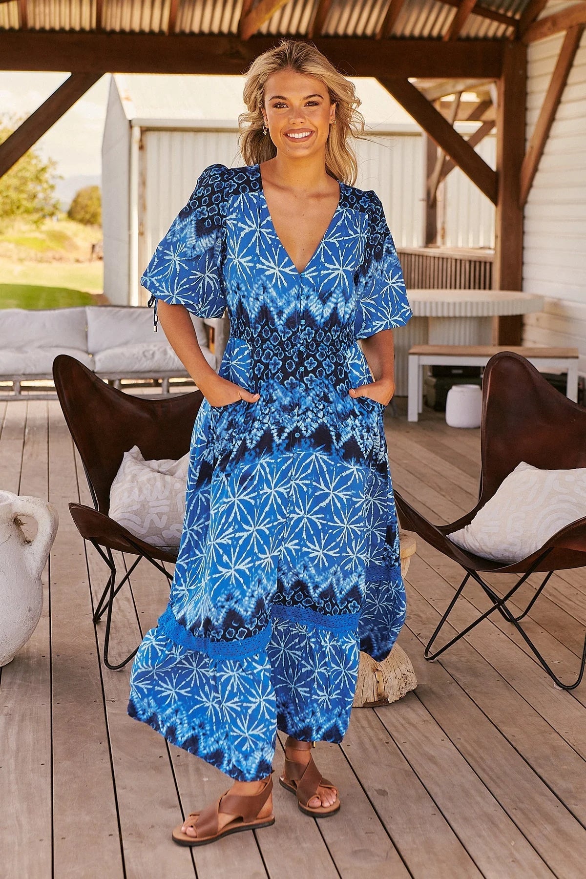 Molli Maxi Dress - Tranquil Tides Collection