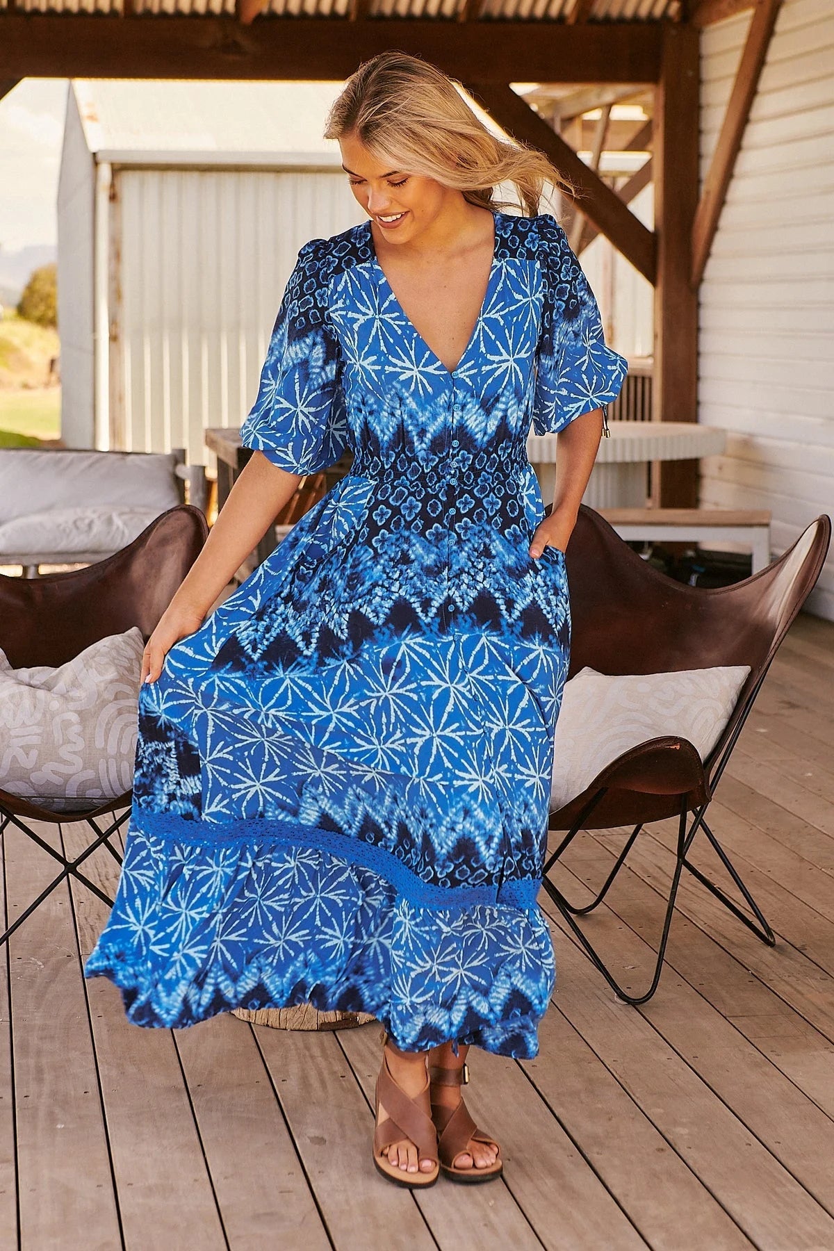 Molli Maxi Dress - Tranquil Tides Collection