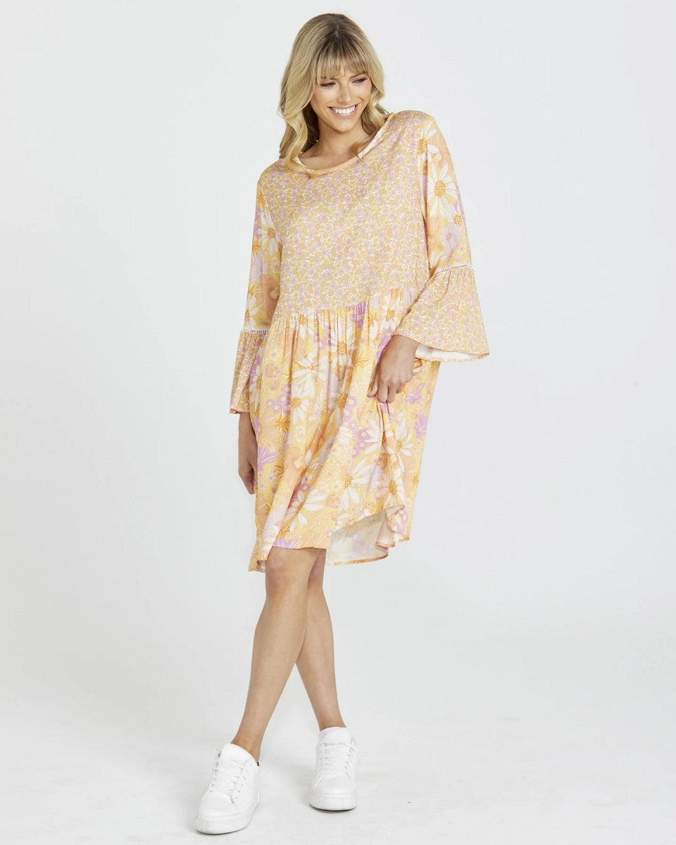 Monique Bell Sleeve Dress