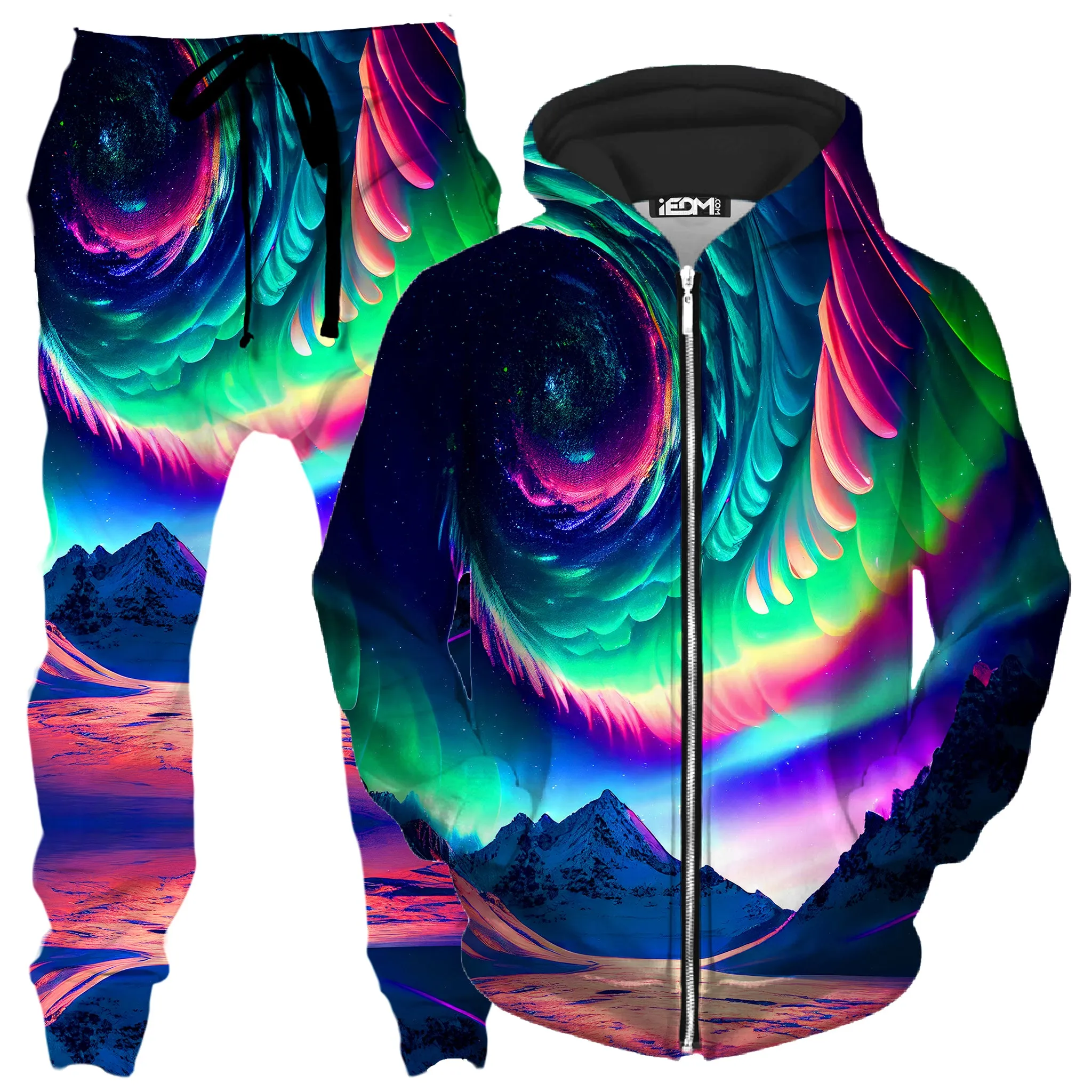 Northern Lights II Zip-Up Hoodie and Joggers Combo