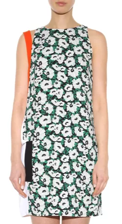 Odile Printed Crepe Dress