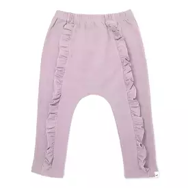 oh baby! Millie Ruffle Front Pant - Dusty Lavender