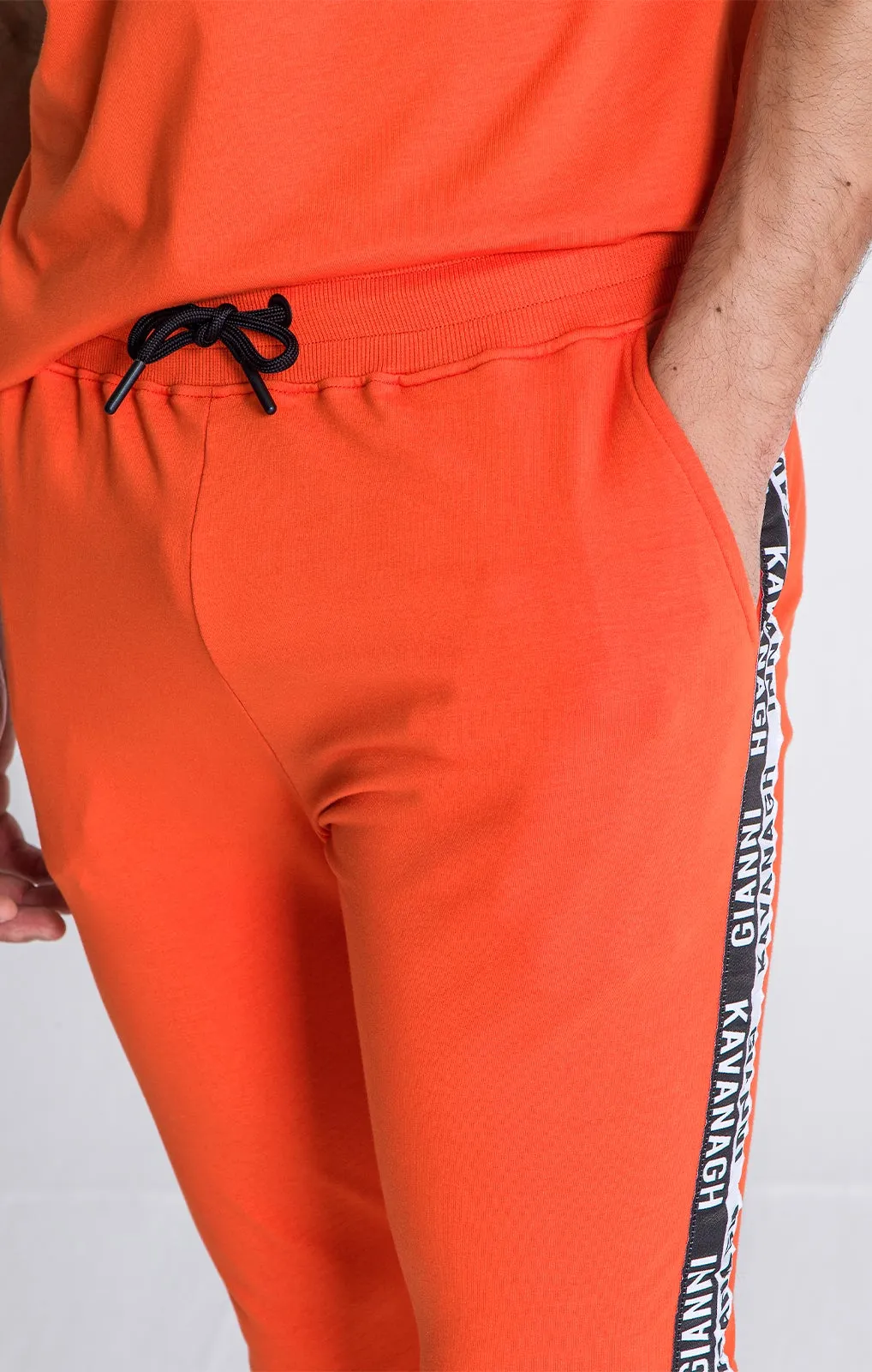 Orange Statement Joggers