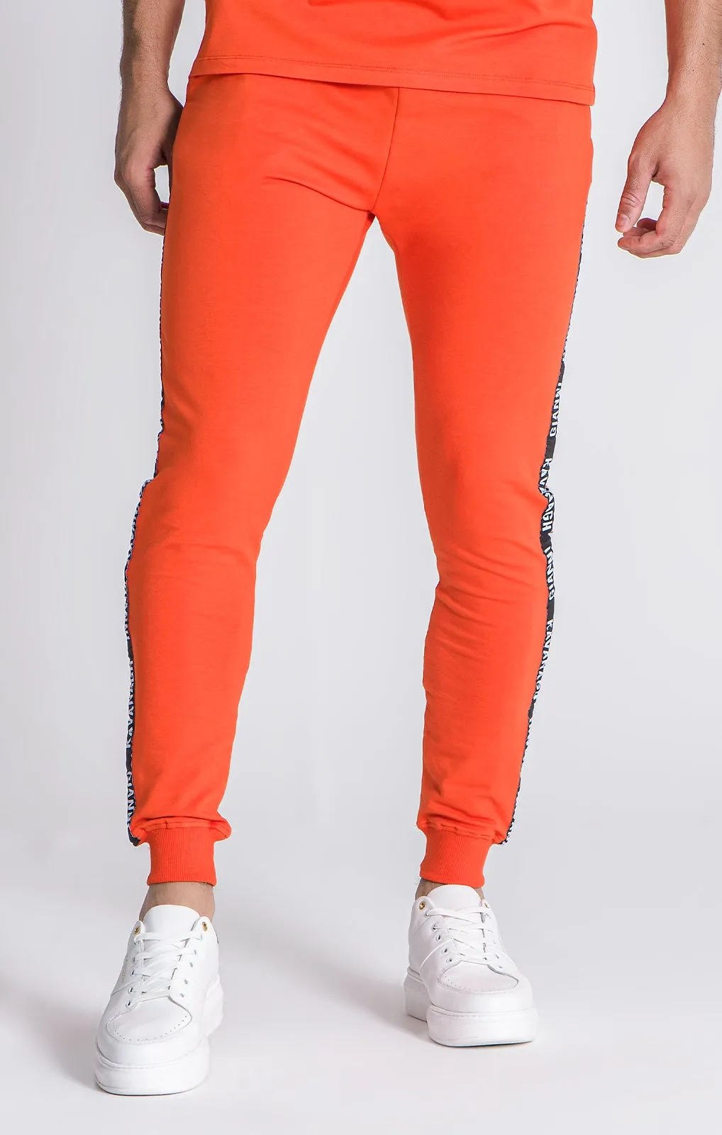 Orange Statement Joggers