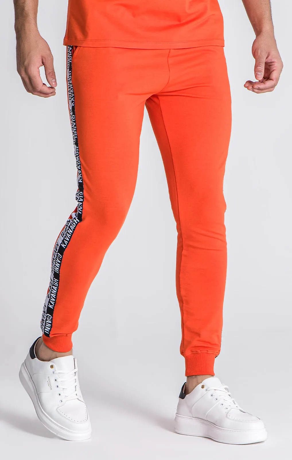 Orange Statement Joggers