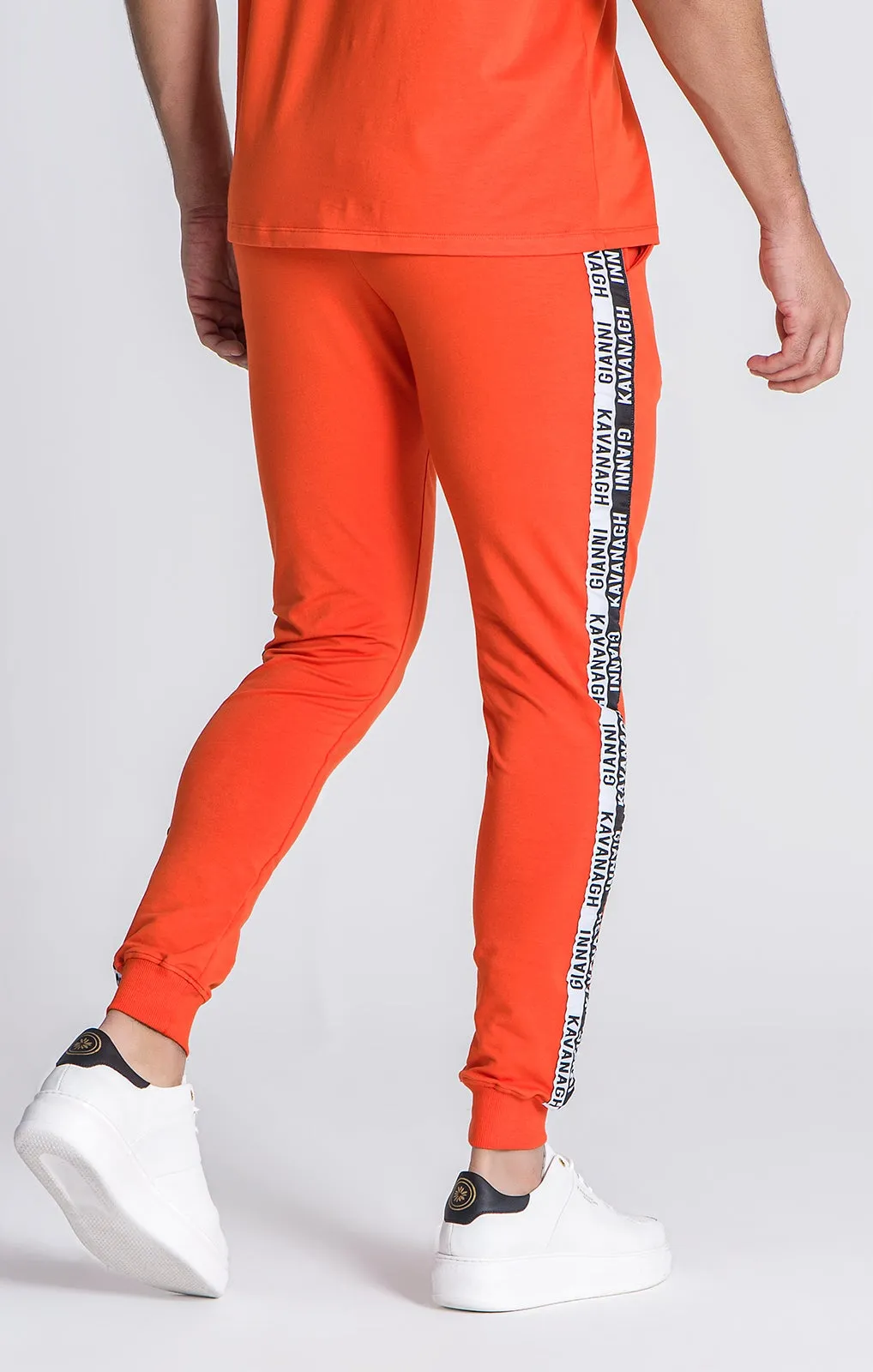 Orange Statement Joggers