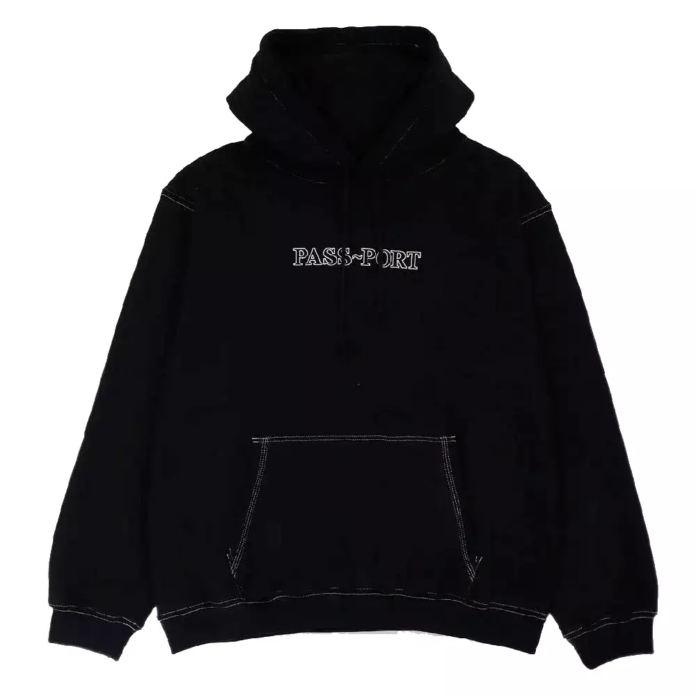 Pass Port Official Organic R41 PO Hoodie Black