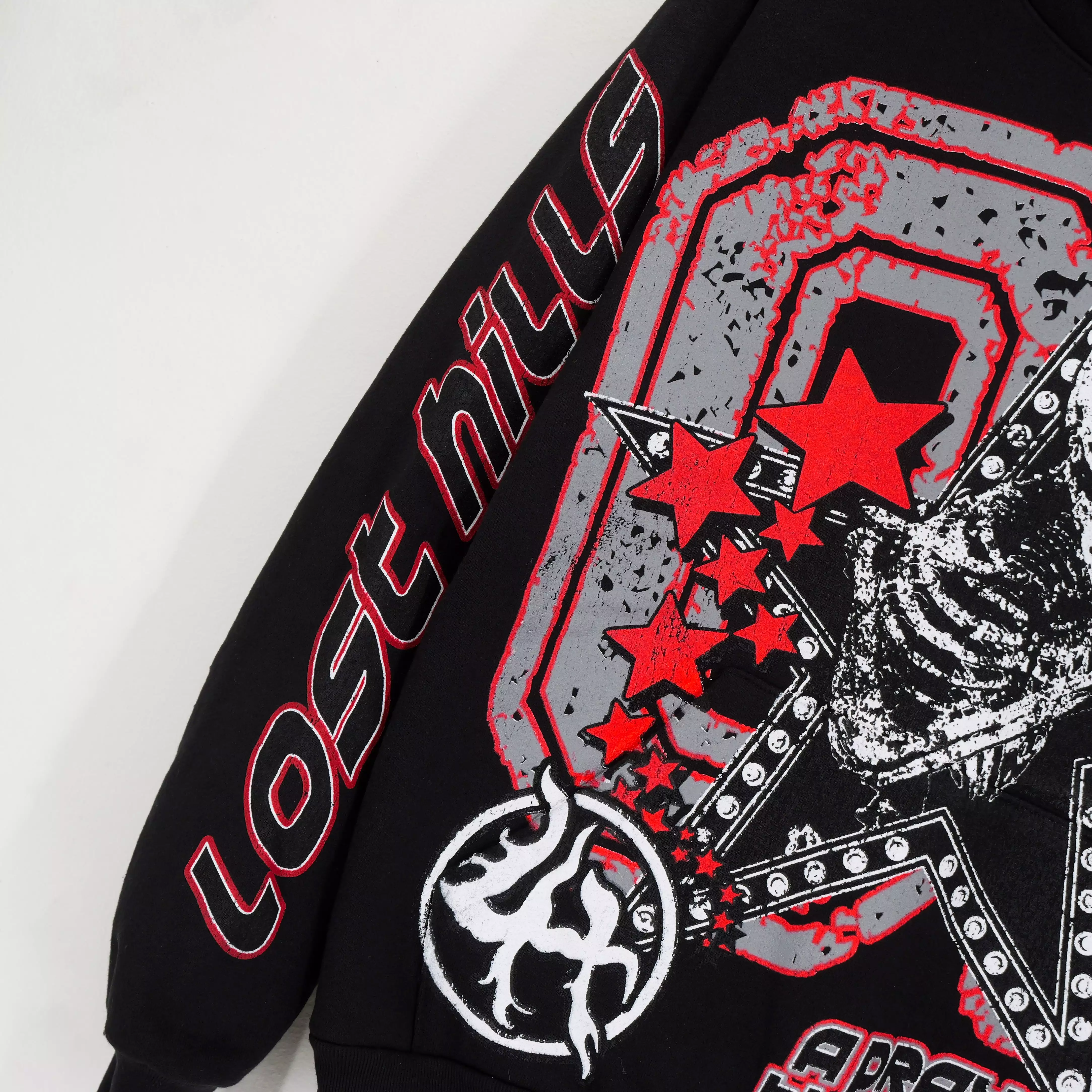 Prayer To The Darkside Hoodie Black/Red