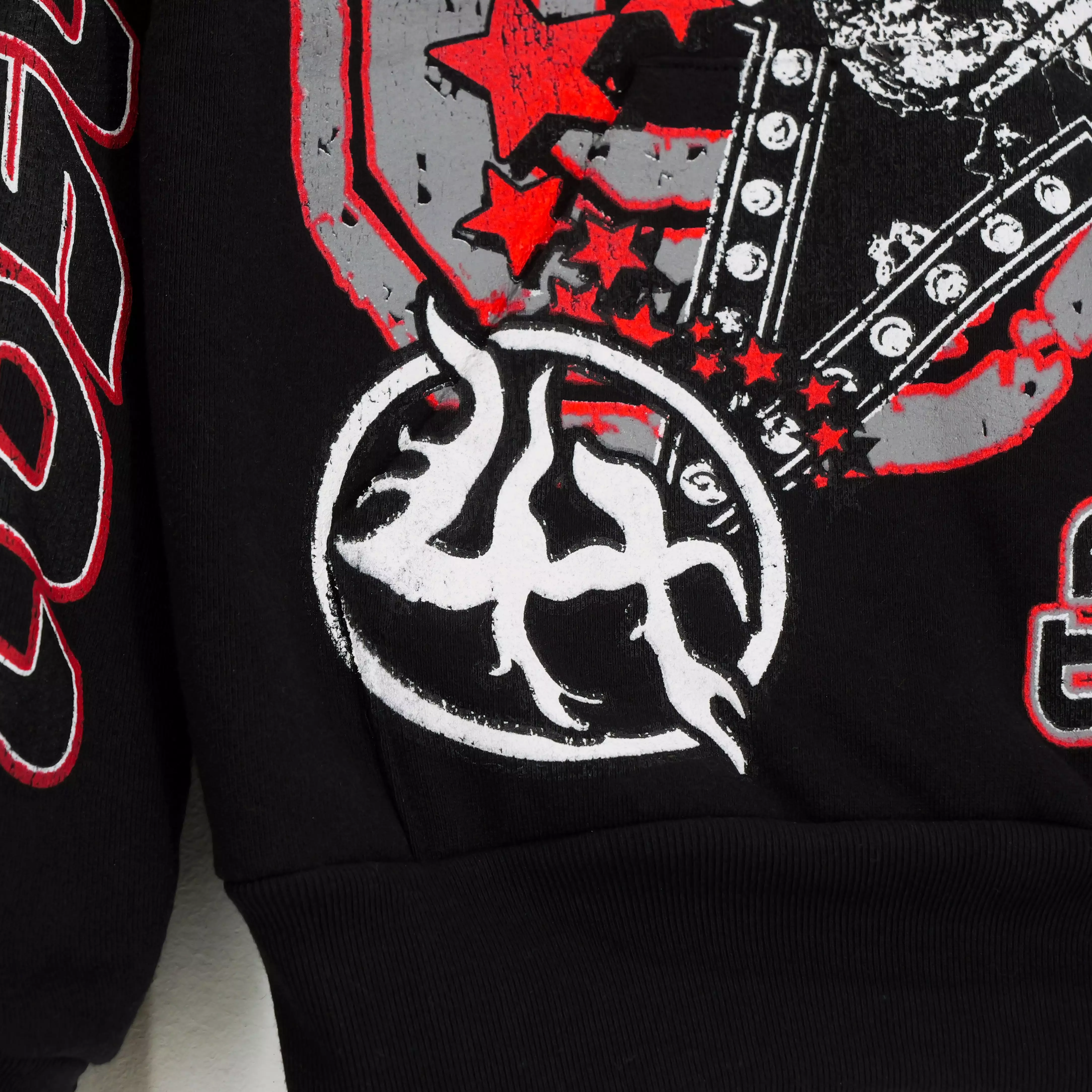 Prayer To The Darkside Hoodie Black/Red