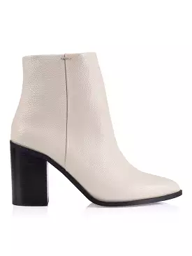 Ria Ankle Boots - Bone Leather