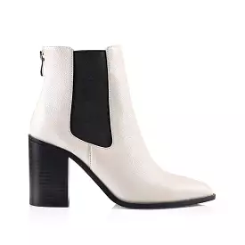 Riri Chelsea Ankle Boots - Bone Leather