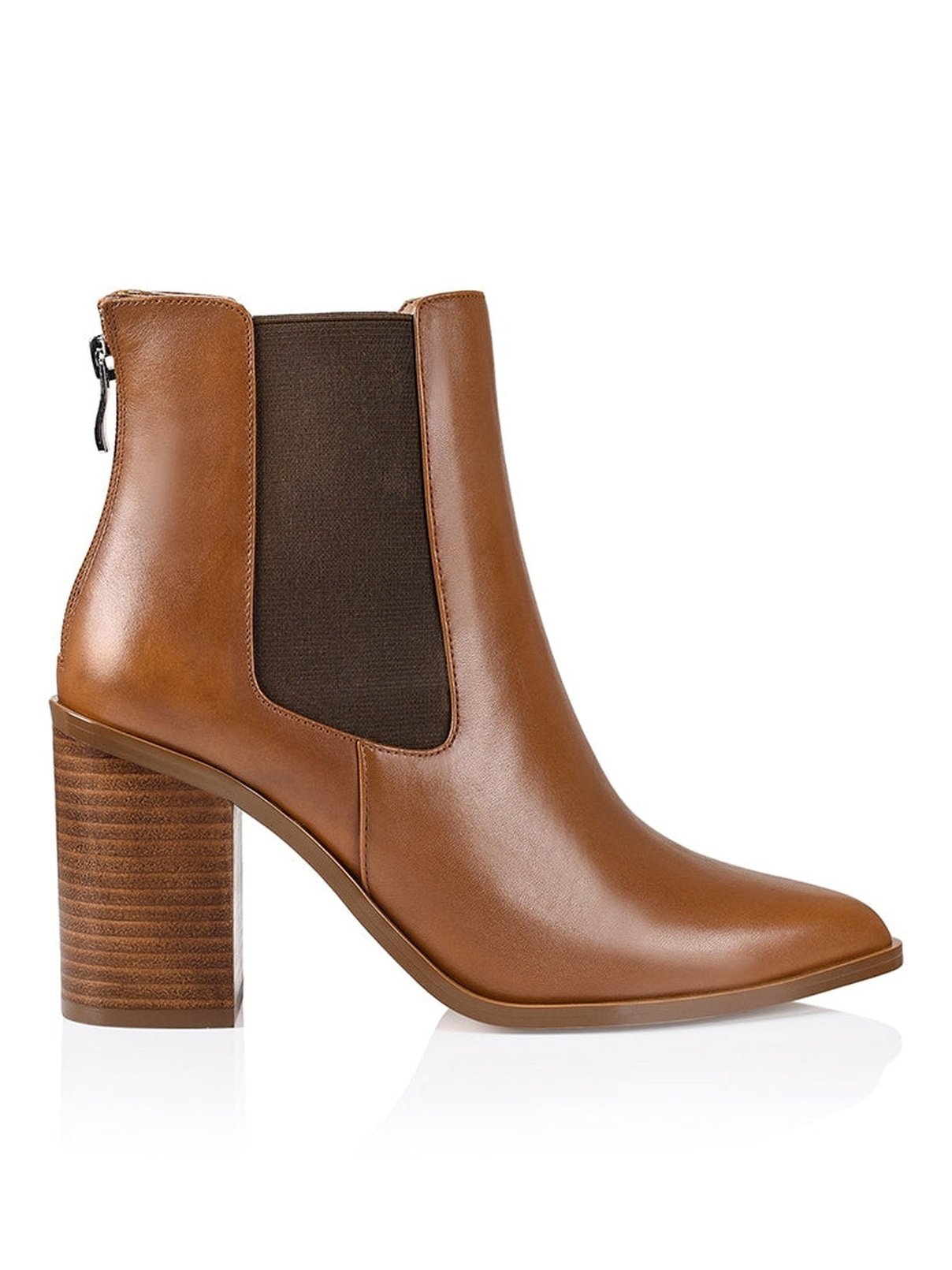 Riri Chelsea Ankle Boots - Tan Leather