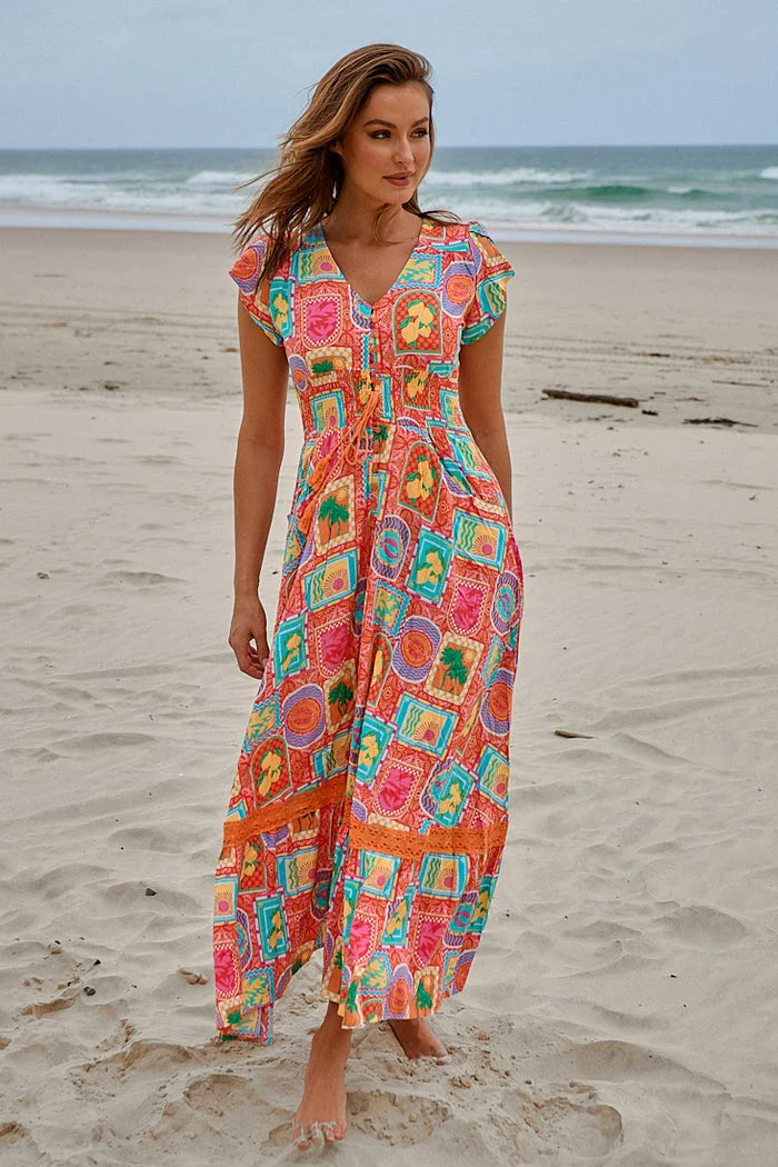 Romi Maxi Dress - Sicily Collecton