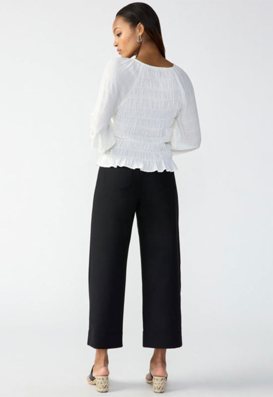 Sanctuary - Marine Crop Trouser Black