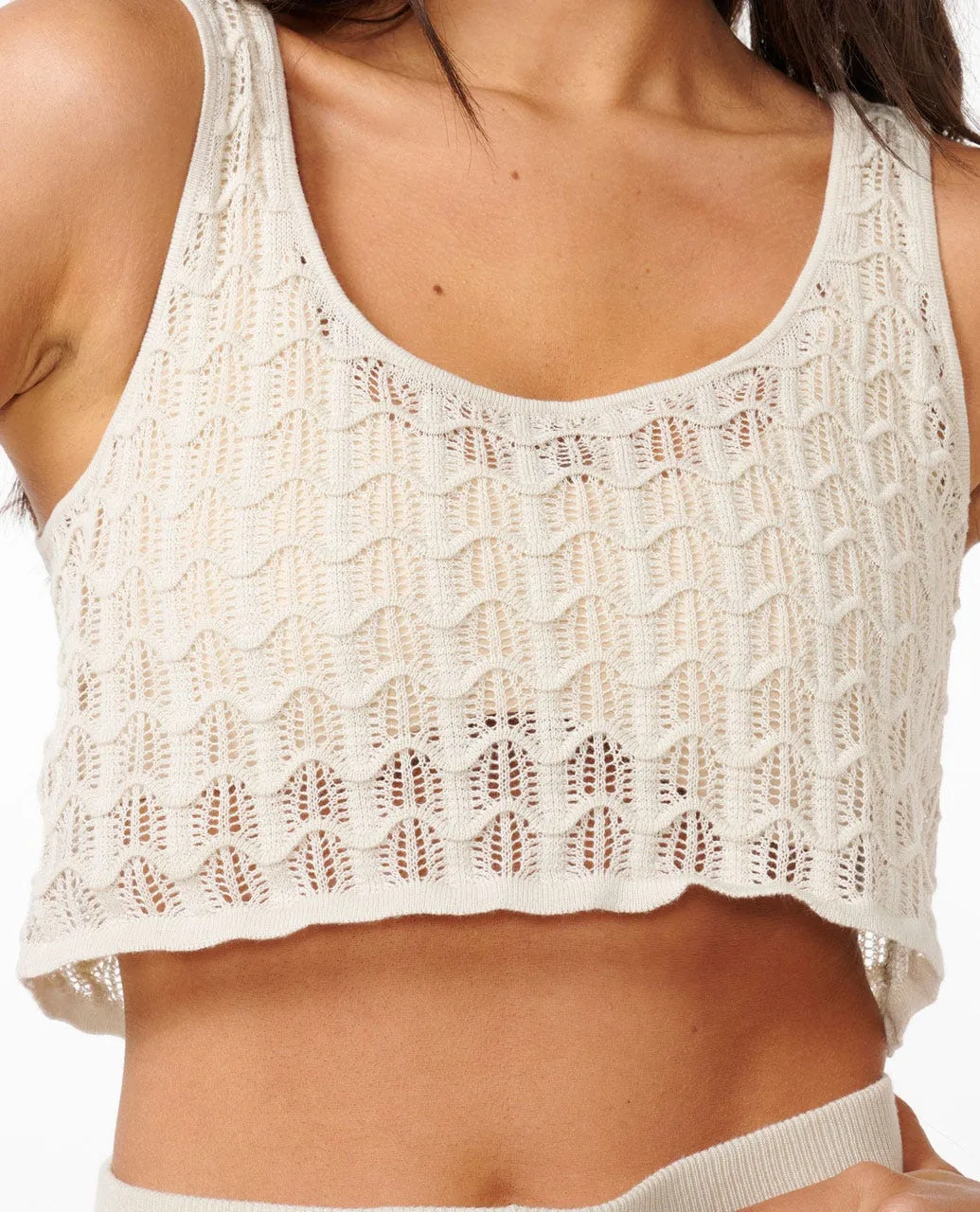 Santorini Sun Crochet Top