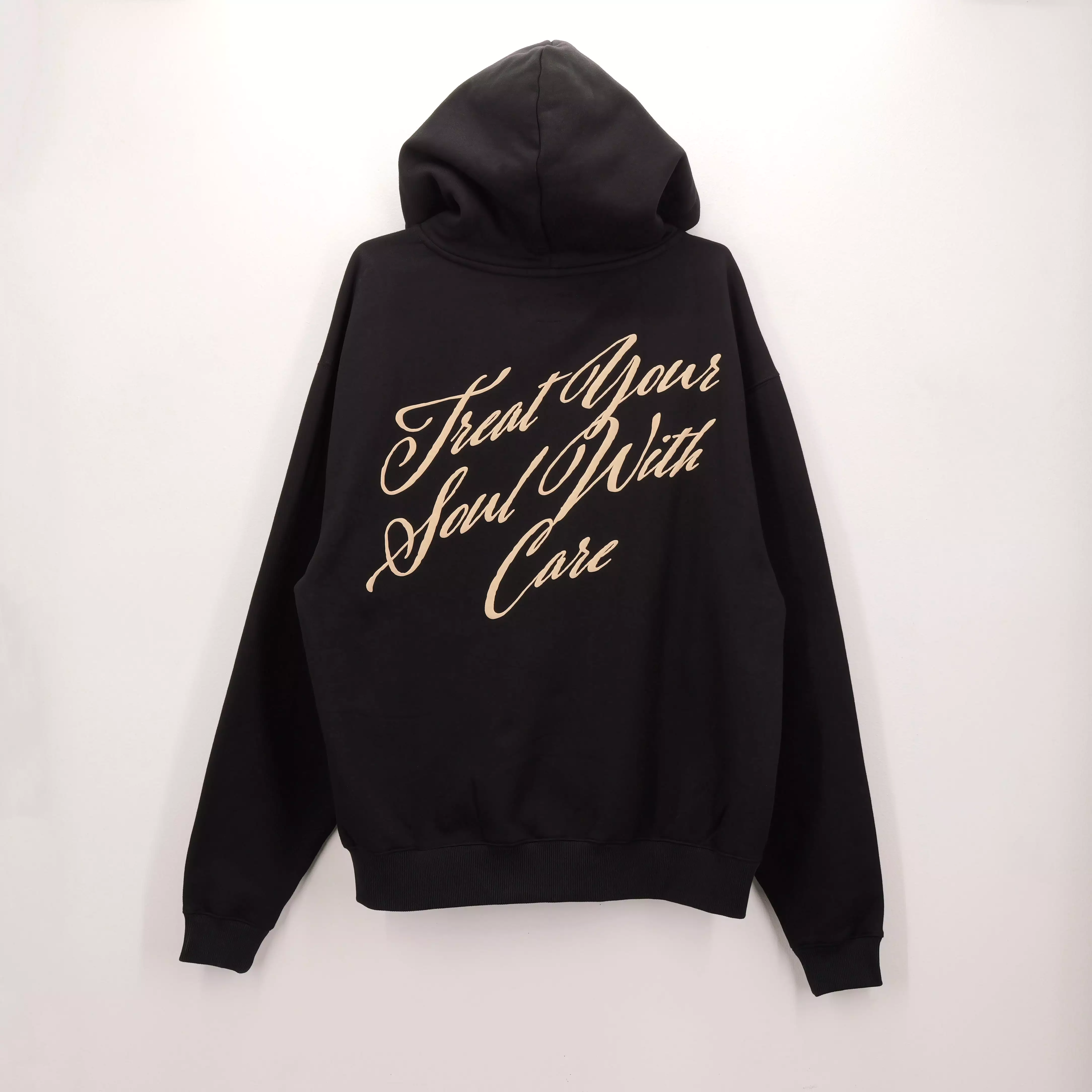 SOUL ZIP-UP HOODIE BLACK