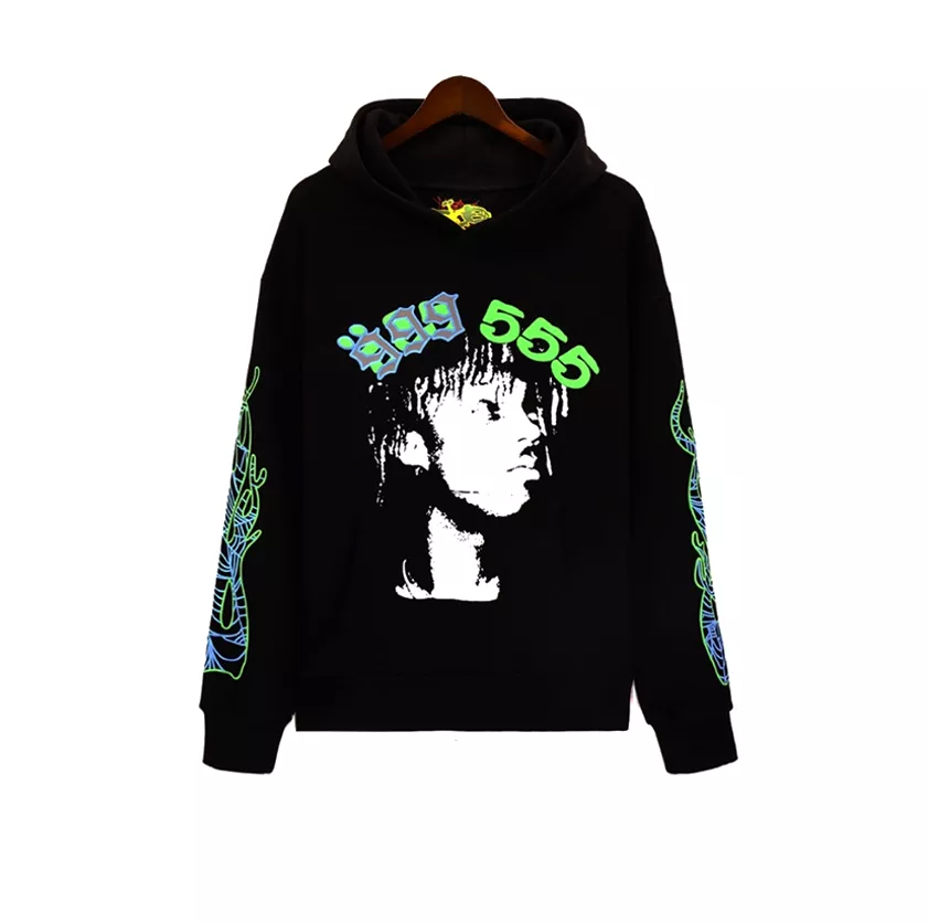 Sp5der Juice World 999 Hoodie Black 12.12