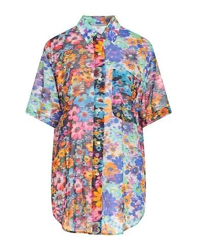 Stella McCartney  |Flower Patterns Medium Short Sleeves Shirts & Blouses