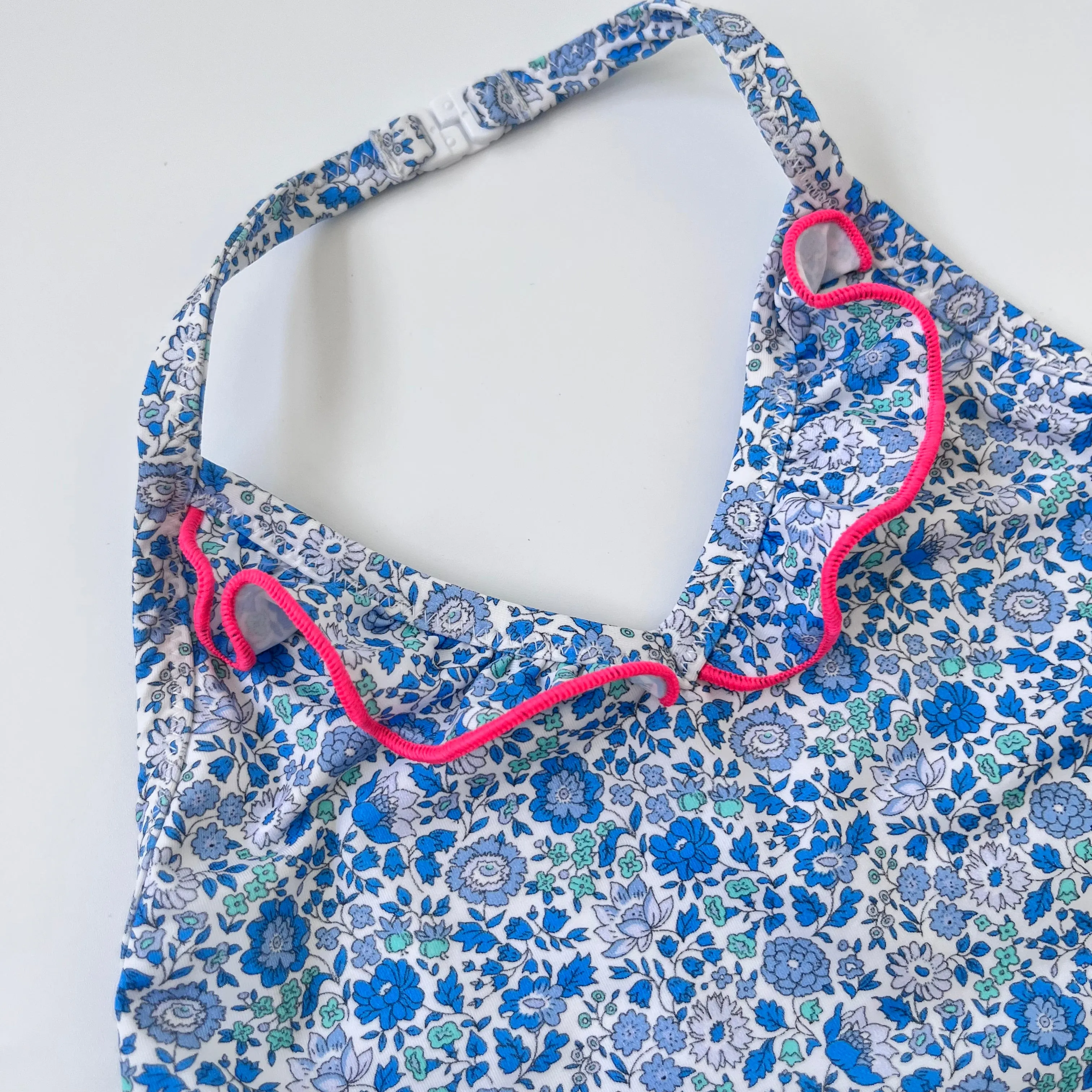 Sunuva Blue Liberty Print Swimsuit: 5-6 Years