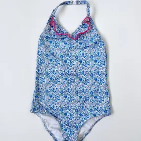 Sunuva Blue Liberty Print Swimsuit: 5-6 Years