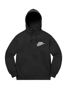 Supreme X Nike Half Zip Hoodie BLACK [SS21]