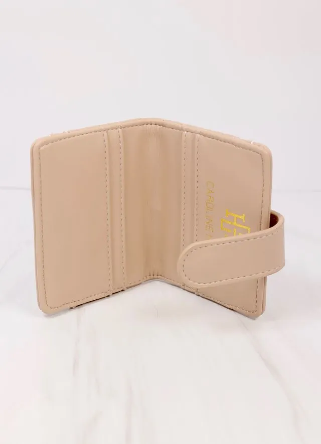 Tate Card Holder Wallet Nude V Quilted