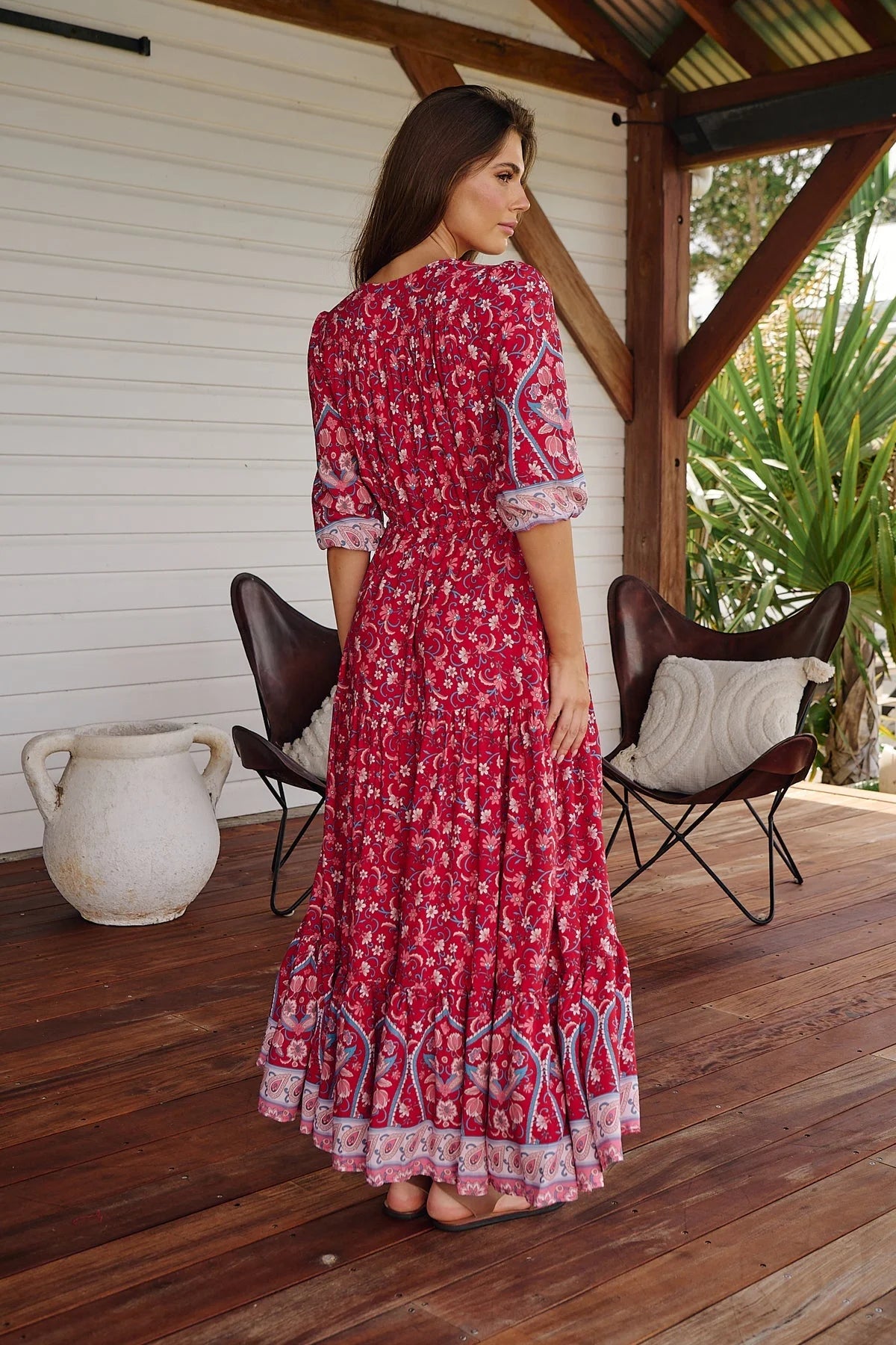 Tessa Maxi Dress - Ruby Rouge Collection