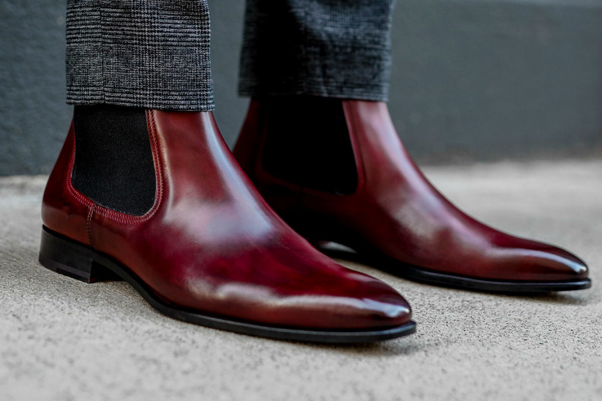 The Dean Chelsea Boot - Oxblood