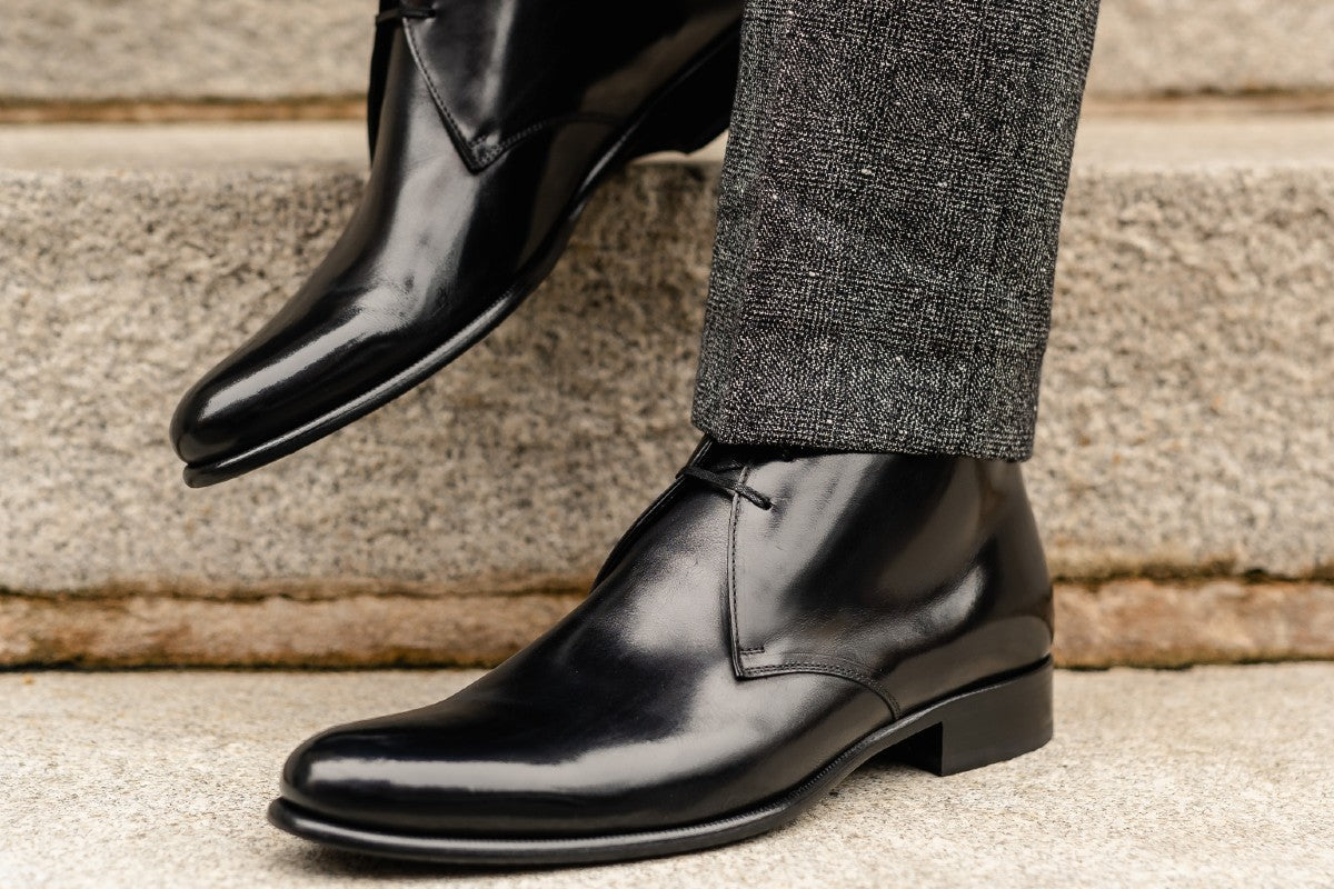 The Newman Chukka Boot - Nero