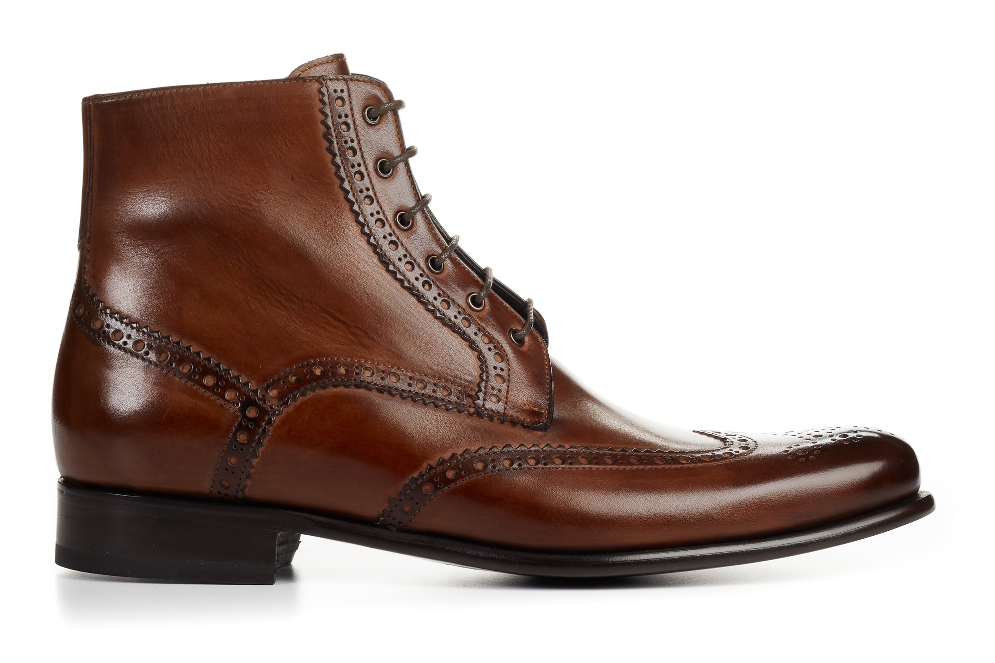 The Reynolds Wingtip Boot - Brown