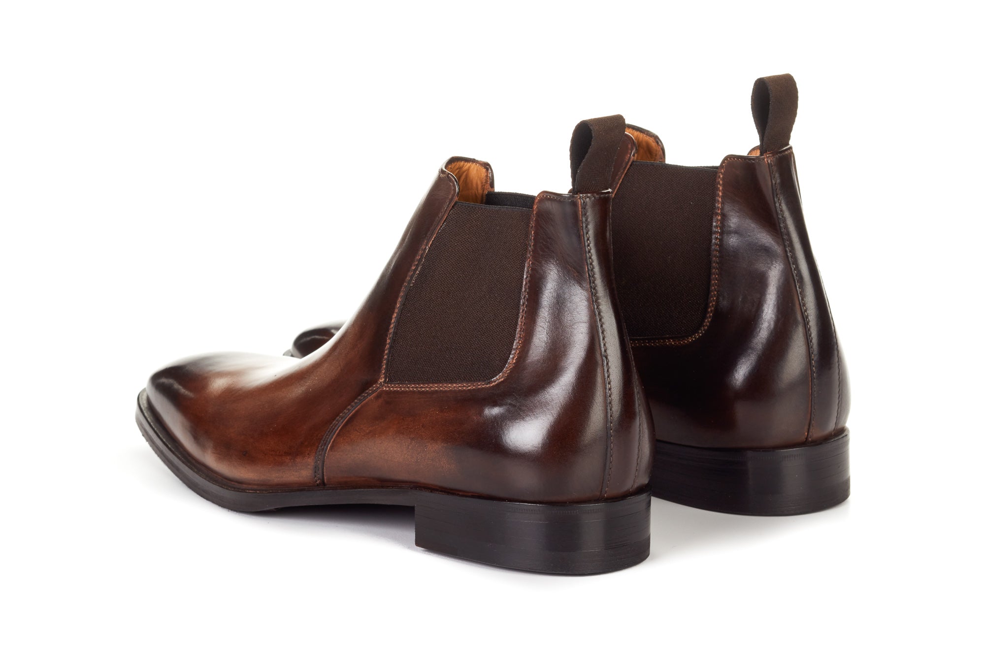 The Wayne Low-Cut Chelsea Boot - Chocolate