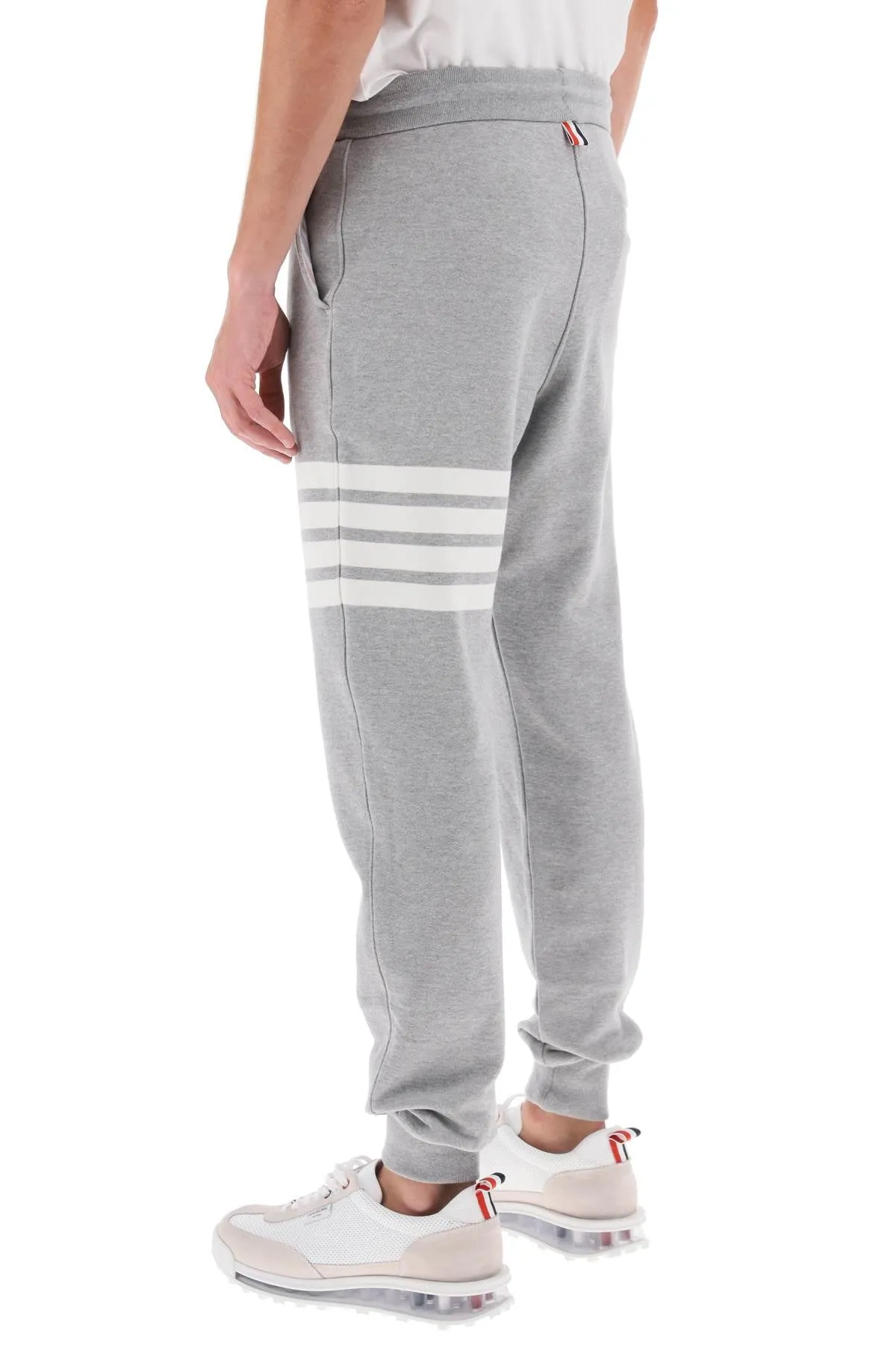 Thom Browne 4 Bar Joggers   Grey