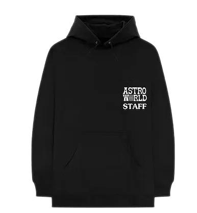 Travis Scott Astroworld Staff Hoodie Black