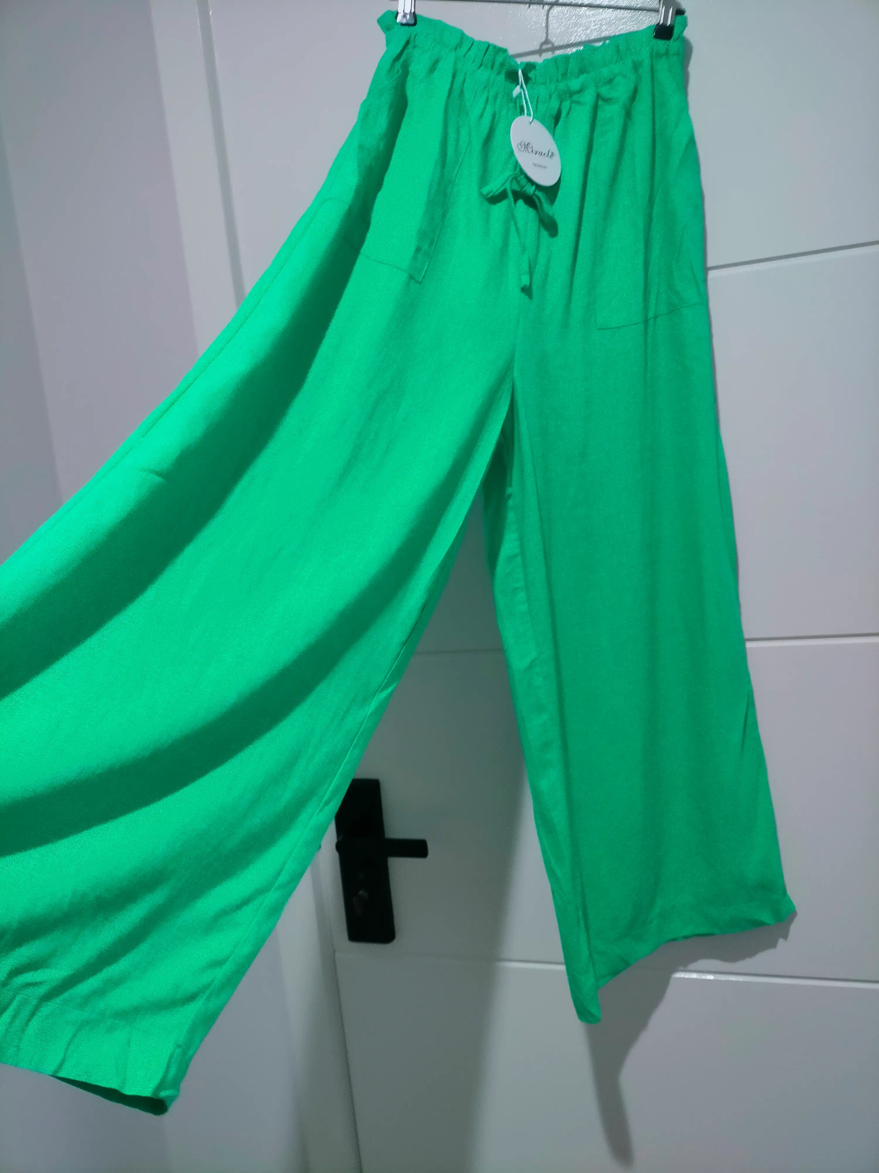 Vacation Linen Pants - Green