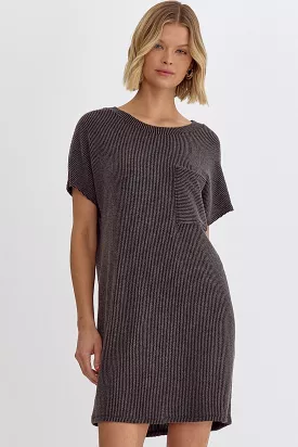 Wild At Heart Dress Charcoal