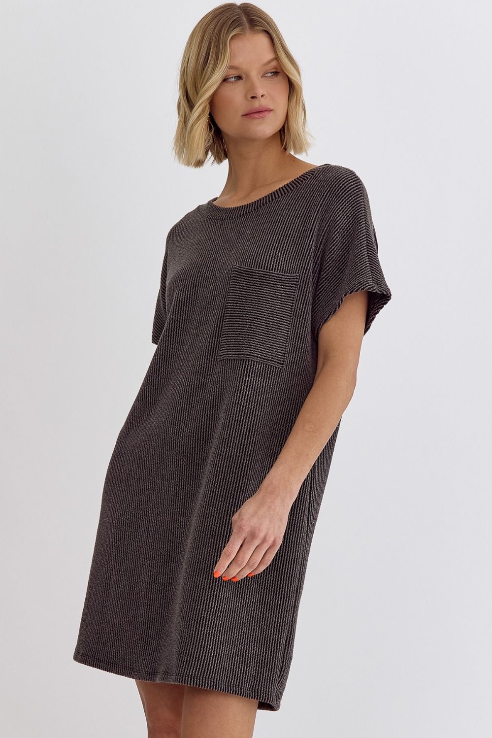 Wild At Heart Dress Charcoal