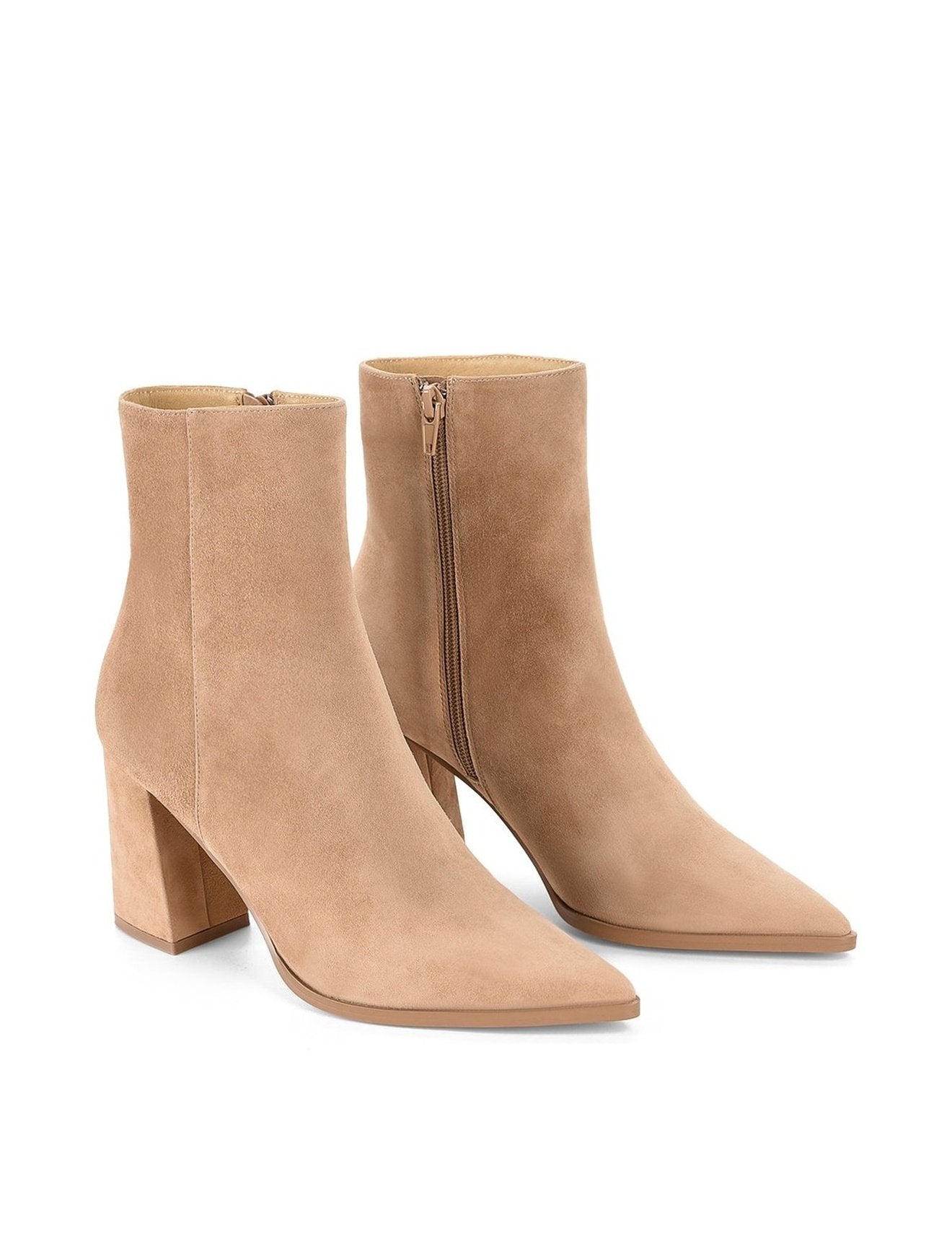 Willing Ankle Boots - Walnut Suede