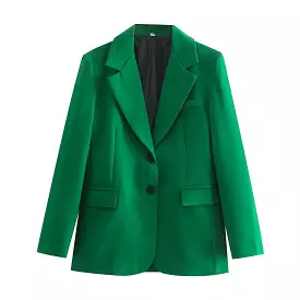 Women Dark Green Pantsuit