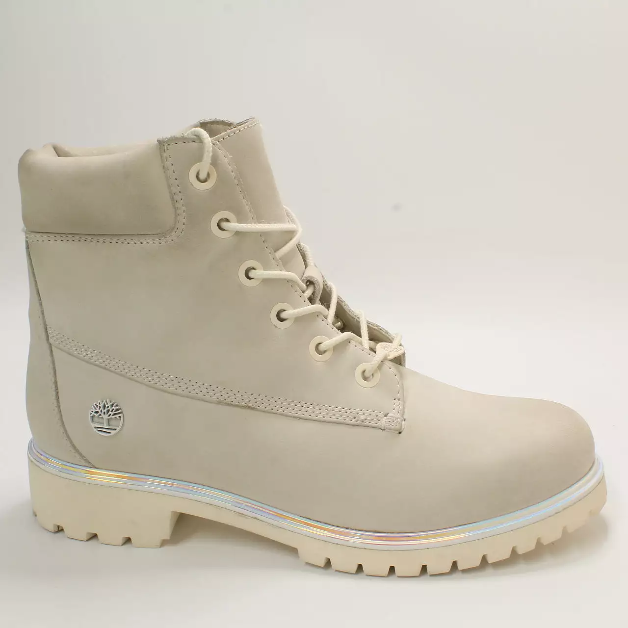 Womens Timberland Lyonsdale Boots Cream Irridescent Uk Size 6