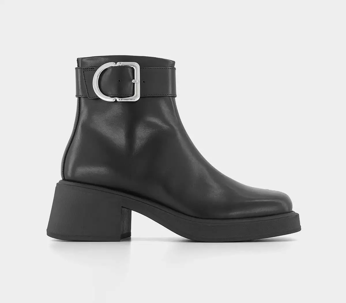 Womens Vagabond Shoemakers Dorah Buckle Boot Black