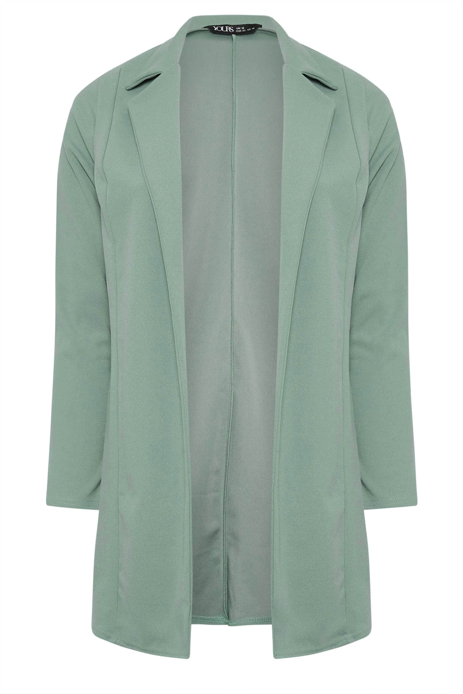 YOURS Curve Sage Green Blazer