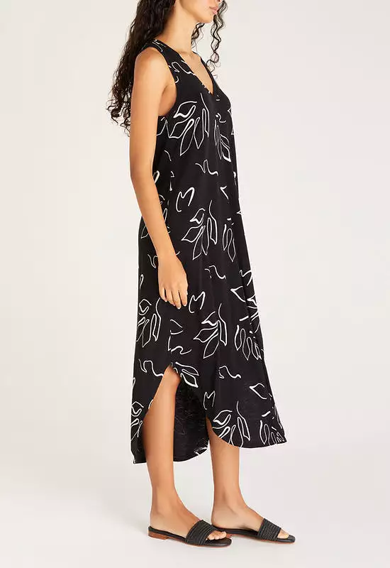 Z Supply - Reverie Abstract Dress Black