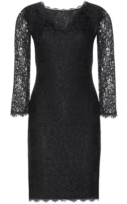 Zarita Lace Dress Black